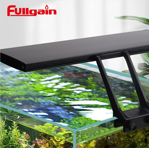 Fullgain FG147 6 kaki 40W 90cm 120cm <span class=keywords><strong>5</strong></span> baris aluminium <span class=keywords><strong>Auto</strong></span> on Off akuatik ditanam penuh spektrum penuh keren putih klip pada lampu akuarium - Product Image 1