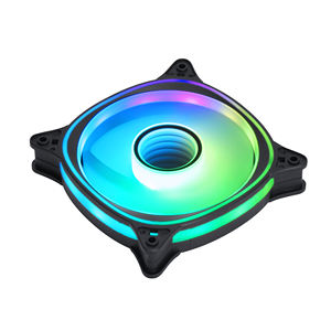 ساما ملونة أرغب مركز اللانهاية نظام الكمبيوتر مروحة تبريد المياه العاصمة مروحة تبريد القضية مروحة مجموعة وحدة المعالجة المركزية برودة الكمبيوتر مروحة تبريد - Product Image 4