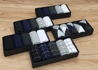 Chaussettes Habillées d'Affaires en Coton pour Homme, Lot de 5 Paires en Boîte, Vente en Gros Automne/Hiver