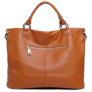 Bolso de Hombro Cruzado de Cuero Genuino de Gran Capacidad con Cremallera, Estilo Vintage Europeo Americano, de Moda y Tendencia - Product Image 5