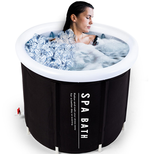 Vasca da bagno di ghiaccio portatile per atleti Extra Large tuffo freddo per il recupero ideale per la casa, la palestra o la custodia per terapia all'aperto - Product Image 1