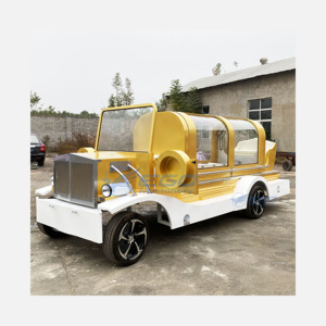 Cercueil électrique doré personnalisable de haute qualité pour transport spécial des salons funéraires - Product Image 1