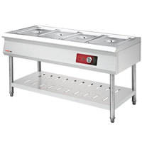 Armoire chauffante électrique 5 GN en acier inoxydable, Bain Marie, Prix usine, pour buffet