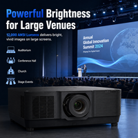 Projecteur laser professionnel 12000 lumens WUXGA 3LCD pour auditorium, salle de conférence et scène