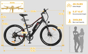 新设计<span class=keywords><strong>Ebike</strong></span> 27.5英寸500瓦电动自行车带踏板电动城市自行车 - Product Image 4