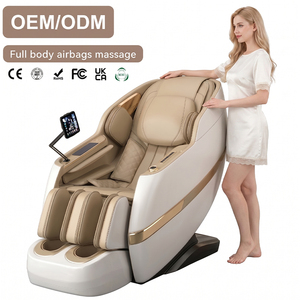 OEM ODM Luxury Dual 6D Roller Shiatsu Chair Zero Gravity Recliner AI Voice Control Airbag Heating - Product Image 1