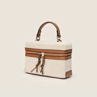 Mode boîte fourre-tout femmes sacs à main concepteur épais toile épaule sacs à bandoulière décontracté petits sacs à main fête pochette 2025 seau Sac