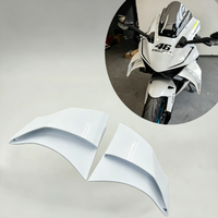 Carénage universel monobloc Amotime avec spoiler, protection aileron de requin et déflecteur inférieur pour pièces personnalisées CFMOTO 675SR