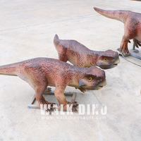 Modèle animatronique de Psittacosaurus bébé grandeur nature personnalisable pour l'aéroport, la maternelle et la garderie - Utilisation intérieure et extérieure