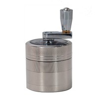Broyeur à herbes de 50 mm, broyeur à tabac, broyeur manuel à herbes en métal à 4 couches, moulin à épices, accessoires pour fumer