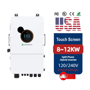 Onduleurs solaires hybrides SRNE basse fréquence pour systèmes solaires hors réseau et connectés au réseau, 8KW 10KW 12KW 240V MPPT 80A Monophasé AC pour usage domestique - Product Image 1