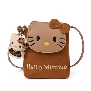Hello Mimiao Leopard Print Cat Crossbody <b>Bag</b> Mini Phone <b>Bag</b> With <b>Charm</b> Girly Shoulder <b>Bag</b> For Everyday Outfits - Product Image 5
