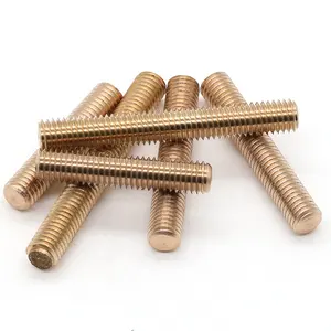 M2 - M20 Brass DIN 976 Studbolts Hoàn Toàn Threaded Stud Bu Lông