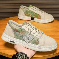 Chaussures de sport décontractées antidérapantes pour hommes, en toile, avec maille respirante, pour le printemps, l'automne, l'été et l'hiver