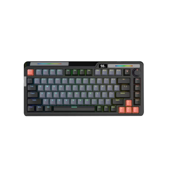 Customized New Portable 75-key USB Wired/Wireless 3-mode RGB Mechanical Keyboard
