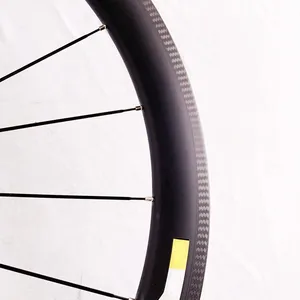 50 мм открытая шина V/C дисковый тормоз дорожный велосипед углеродная колесная пара 700C прямая тяга ветровка плоская балка углеродное волокно колесная пара