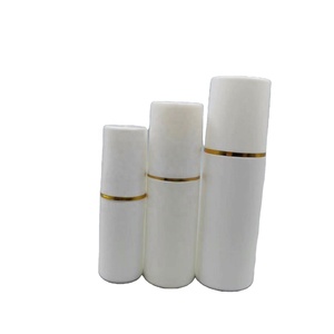 30ml 50ml White Spray <b>Bottle</b> Gold Ring Cosmetic Packaging Sprays <b>Bottle</b> With Pump Lid - Product Image 2