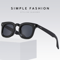 Lunettes de soleil OEM tendance vintage rétro, unisexes, personnalisées, classiques, surdimensionnées, rondes, pour hommes et femmes