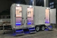 2025 une remorque de toilette de luxe très populaire toilette portable remorque de toilette mobile pliable