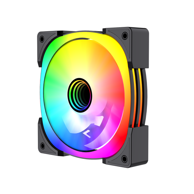 2026 Hot Sale ARGB CPU Cooler 12CM Fan with 5V3-pin ARGB PWM Gaming PC Computer Fan Silent Computer Cooling Fan Factory Directly