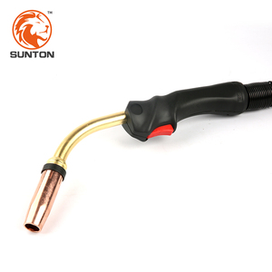 ST <span class=keywords><strong>Binzel</strong></span> MB 501D MB501 <span class=keywords><strong>Mig</strong></span> Torch Gun Cable de 5 metros refrigerado por agua con conexión de conector Euro 500A CO2 450A Gas mixto - Product Image 6