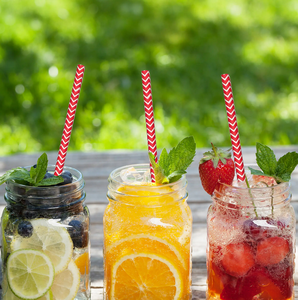 Tùy chỉnh phân hủy sinh học cấp thực phẩm giấy ống hút màu Đỏ <span class=keywords><strong>Chevron</strong></span> thiết kế cho trà sữa cà phê cho Christmas Đảng Quà Tặng dùng một lần - Product Image 4