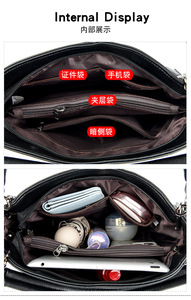Bolsos cruzados de diseño de moda, bolsos de hombro de cuero PU de alta calidad, bolsos de mano casuales de lujo para mujer - Product Image 5