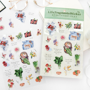 1 foglio per confezione, serie Snippets of Life, adesivi botanici di ispirazione vintage per bullet journal. - Product Image 2