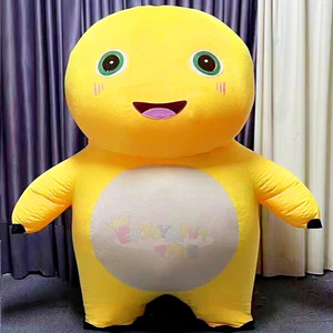 ชุดมาสคอตมังกรสีเหลืองน่ารักคุณภาพสูงสั่งทำพิเศษ สไตล์อนิเมะ สำหรับผู้ใหญ่ ชุดคอสเพลย์สำหรับฮาโลวีน - Product Image 3