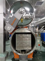 Stérilisateur à immersion en eau SUMPOT à portes à ciseaux automatiques, haute température et haute pression pour boissons gazeuses