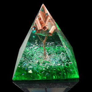 Wholesale Orgone <strong>Pyramid</strong> with 7 Chakra Mixed Stones Rainbow Colors Tree of Life Crystal <strong>Orgonite</strong> <strong>Pyramid</strong> for Healing Meditation - Product Image 3