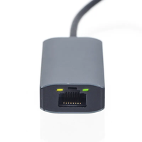 Adaptateur réseau LAN Gigabit Ethernet USB-A et USB-C vers RJ45 1000 Mbps 2-en-1 pour MacBook Pro, Air et iPad Pro