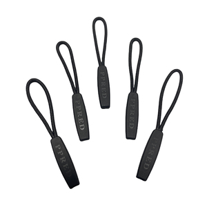 Deslizadores de Cremallera de Silicona de PVC Sin Níquel con Patrón de Corazón de Mariposa Personalizado, con Cola de Metal Invisible para Bolsos y Maletas - Product Image 3