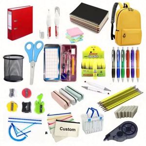 Back to School Supplies Pack Kids Student <b>Stationery</b> <b>Set</b> Canvas Handmade School Essentials - Product Image 1