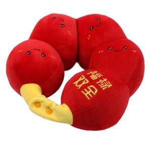 Almohada Creativa en Forma de U de Espino Confitado 28x26x14cm de Poliéster, Soporte para el Cuello, Almohada de Viaje para Siesta en la Oficina y Uso en Avión - Product Image 1