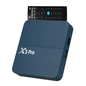 X3PRO Android 9 TV Box Amlogic Quad Core 4 Gam 32 Gam 64 Gam 2.4 Gam 5 Gam Dual WiFi BT5.0 USB3.0 Hỗ Trợ 4K * 2K H.265 Media Player