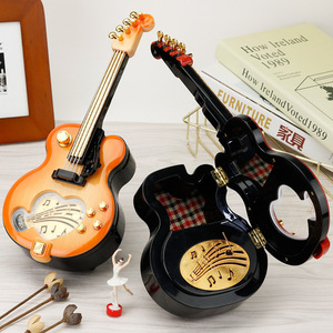 Wholesale Guitar Spinning Dancer Music <b>Box</b> Retro Decorative Ornaments Music <b>Box</b> Music <b>Present</b> - Product Image 5