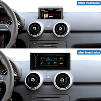 Radio Estéreo con Navegación GPS Zlh de 10.25 Pulgadas, Android 14, 8 Núcleos, Pantalla Táctil, CarPlay Inalámbrico, Mirror Link, para Audi A1 2013-2018