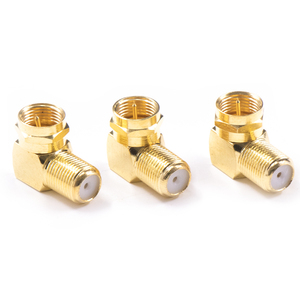 Rg6/<span class=keywords><strong>RG59</strong></span> <span class=keywords><strong>f</strong></span> cáp đồng trục kết nối <span class=keywords><strong>RF</strong></span> adapter & kết nối <span class=keywords><strong>F</strong></span> Nam để <span class=keywords><strong>f</strong></span> nữ góc bên phải kết nối - Product Image 3