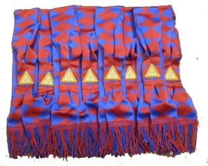 Masonic Regalia Royal Arch Delantal Sash Grand Rank Delantal de cuero con bordado de piel de cordero rico e insignia magnética para coser - Product Image 4