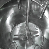 Machine à glace 500L Presse-agrumes à froid Chaudière à double paroi Cuve de mélange
