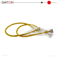Kabel Patch ramping, kabel Ethernet Cat6 jaringan Ultra tipis 15cm 30cm 50cm 1m 2m Cat6A 10G UTP