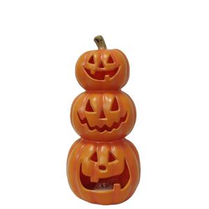 Украшения для вечеринок, светодиодная подсветка, 16 дюймов, Большая пластиковая Тыква для Хэллоуина - Product Image 1