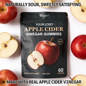 เยลลี่น้ำส้มสายชูแอปเปิ้ลขายดีในสหรัฐอเมริกาและยุโรป ช่วยลดน้ำหนักตามธรรมชาติ 1000 มก. อาหารเสริมน้ำส้มสายชูแอปเปิ้ลและวิตามินบี 12 เพื่อเพิ่มพลังงาน - Product Image 4