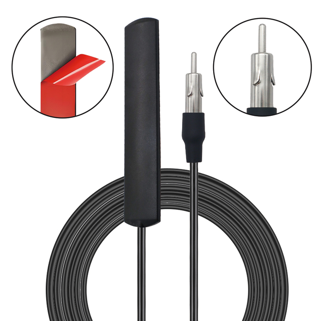 Universal Auto Car Radio FM Antenna Signal Amp Amplifier Marine Car Vehicle Boat RV Signal Enhance Device