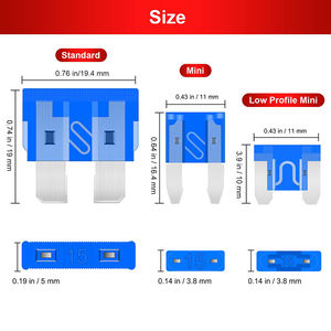 306pcs small and medium-sized fuse mini fuse combination set+test pen car fuse box - Product Image 4