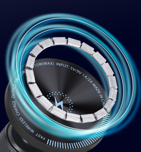 ที่วางโทรศัพท์ในรถยนต์แบบติดระบายความร้อน15W ชาร์จเร็วที่ยึดโทรศัพท์ในรถยนต์แบบแม่เหล็ก - Product Image 6