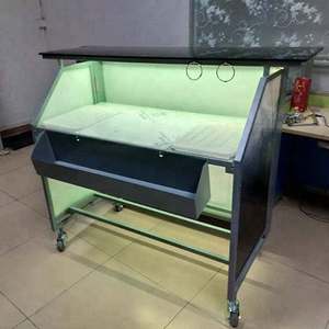 Comptoir de bar à cocktails mobile en aluminium dans l'usine de Guangzhou comptoir de bar portable sur roues comptoir de café - Product Image 2