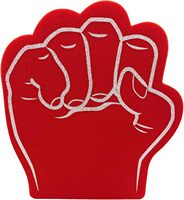 Gants de cheerleading en mousse PU personnalisés, main géante en mousse pour événements sportifs, accessoires de cheering pour fans de football et de basketball, logo OEM