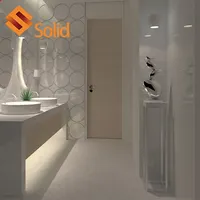 Şık modifiye akrilik yapay taş lavabo özel renk mat otel lavabo